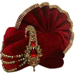 bhawani Dulha/Bridegroom/Wedding Pagdi/Safa/Turban/Sehra for Men--picture-44