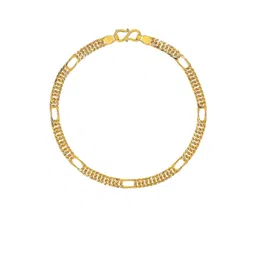 BHIMA Jewels 22K BIS Hallmark 916 Purity Double Sachin Chain Bracelet for Men-picture-10