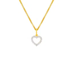 BHIMA Jewels 22K Hallmark 916 Purity Yellow Gold Love Stone Pendant-picture-11