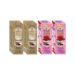 Bhimseni Karyalay Set Of 4 White & Gulab Surma With Triphala Bhasm- 1.5 g Each-picture-15