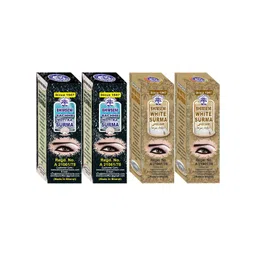Bhimseni Karyalay Set Of 4 White & Sachhe Moti Surma With Triphala Bhasm- 1.5 g Each-picture-23