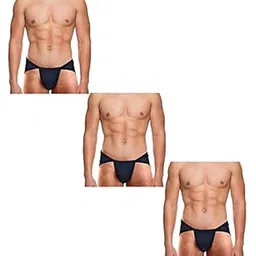 bhondubagus Cotton Men Supporter Gym Langot for Gym, Khusti and Physical Activities_Blue_Free Size_Pack of 3-picture-13