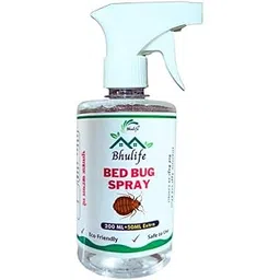 Bhulife Powerfull Natural Organic Bedbug Killer Spray|Khatmal Marne Ki Dawai|Now Get 50ML Extra |250MLx1 image 1