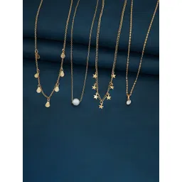 BHUMI09 Brass Gold-Plated Necklace-picture-16