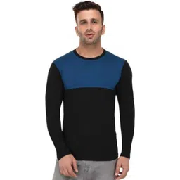 BI FASHION Men Colourblocked Extended Sleeves Pockets T-shirt-picture-38