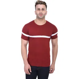 BI FASHION Men Colourblocked Raw Edge T-shirt-picture-22