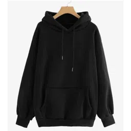 bi fashion Men Solid Hooded Neck Black Sweater-picture-10