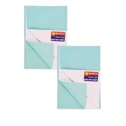 BIANCA 2 Pcs Waterproof & Breathable Bamboo-Feel Baby Dry Sheet & Mattress Protector-picture-39