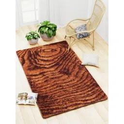 Bianca Brown & Beige Microfibre Non-Slip Rug-picture-30