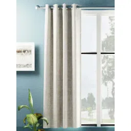 Bianca D`Romanio Golden Beige Faux Silk 5 Ft. Window Curtain-picture-15