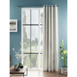 Bianca D`Romanio Golden Beige Faux Silk 7 Ft. Door Curtain-picture-22