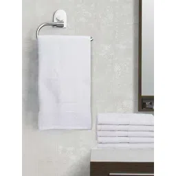 Bianca D'ross White 100% Cotton 380 GSM Hand Towels - Set of 6-picture-32