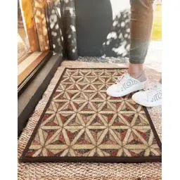 bianca Geometric Print Antiskid Door Mat  2' x 1'-picture-33