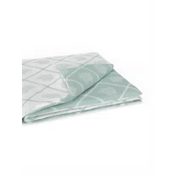 BIANCA Grey & Green Floral Printed AC Room 150 GSM Cotton Double Bed Dohar image 4