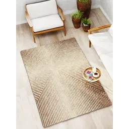 Bianca Khaki & Brown Microfibre Non-Slip Rug-picture-25