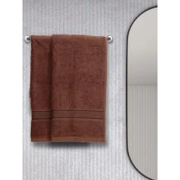 bianca LORENA 100% Cotton Super-Soft Terry Towels -2pc Hand Towel (d`ross) solid-brown-picture-11