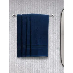 bianca LORENA 100% Cotton Super-Soft Terry Towels -4pc Hand Towel (d`ross) solid-navy blue-picture-48