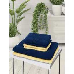 bianca LORENA [6pc] 100% Cotton Super-Soft Terry Towels -2pc Bath, 4pc Hand (d`ross) solid-multi-picture-28