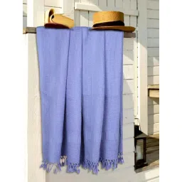 Bianca Purple Cotton 280 GSM 'Love Organic' Bath Towel - Set of 2-picture-40