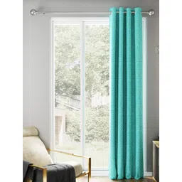 BIANCA Sea Green Geometric Room Darkening Door Curtain-picture-27