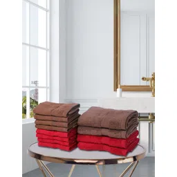 BIANCA Set Of 12 Solid Zero-Twist Pure Cotton 500 GSM Ultra-Fluffy Towel Set-picture-28