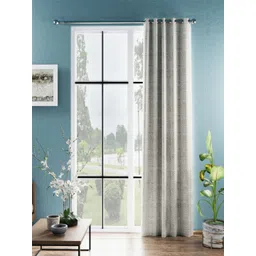 BIANCA Silver Geometric Room Darkening Door Curtain-picture-31