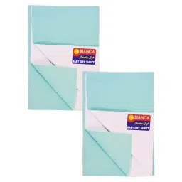 Bianca Smart Dry Sea Green Waterproof Anti-Bacterial Baby Mattress Protector Medium - Set of 2-picture-31