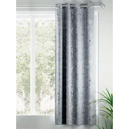 Bianca TREMEZZO Grey Faux Silk 5 Ft. Window Curtain-picture-10