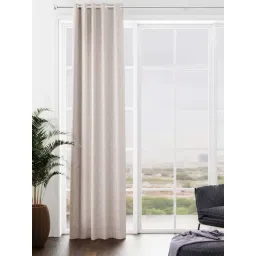 Bianca VILLA C`ESTA Beige Faux Silk 7 Ft. Door Curtain-picture-28