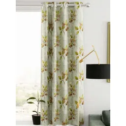 Bianca VILLA C`ESTA Green Faux Silk 5 Ft. Window Curtain-picture-37