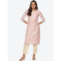 Biba Ethnic Motifs Printed Kurta-picture-17