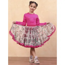 Biba Floral Flared Sleeve Cotton Top-picture-54