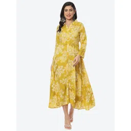 Biba Floral Printed A-Line Midi Dress-picture-30