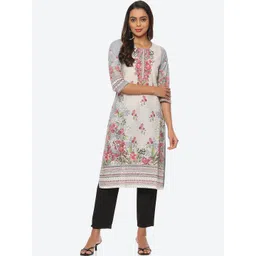 Biba Floral Printed Cotton Kurta-picture-27