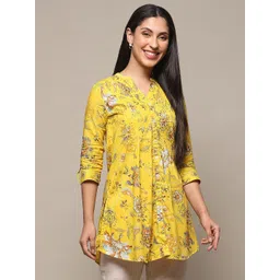 Biba Floral Printed Pure Cotton Kurti image 4