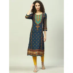 Biba Geometric Printed Straight Kurta-picture-26