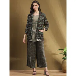 Biba Geometric Printed Top & Trousers With Shrug-picture-25