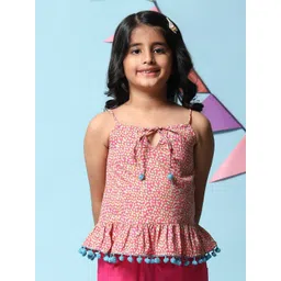 Biba Girls Printed Peplum Top-picture-31