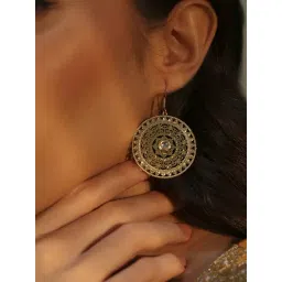 Biba Gold-Tone Plated Brass Earrings for Women-image-6