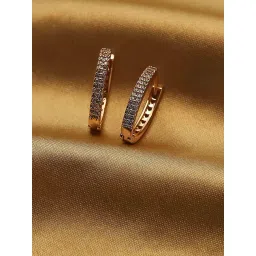 Biba Gold-Tone Plated Brass Earrings for Women-image-7