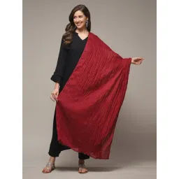 Biba Maroon Cotton Dupatta-picture-13