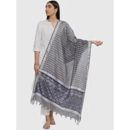 Biba Navy Woven Pattern Dupatta-picture-14