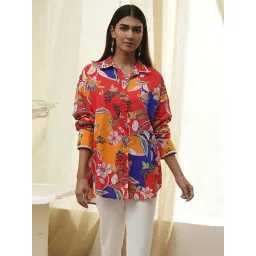 BIBA Orange Printed Kurtis-picture-41