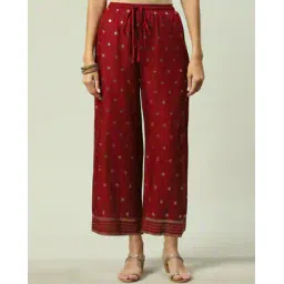 biba Printed Palazzo with Drawstring Waist-picture-16