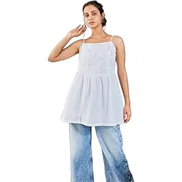 biba Women Cotton Straight Solid Top-picture-17