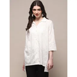 Biba Women Ethnic Motifs Embroidered Thread Work Kurta-picture-37