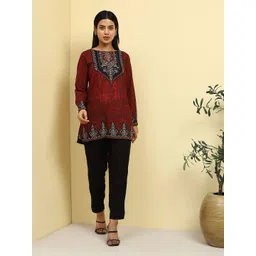 Biba Women Ethnic Motifs Printed Straight Kurti-picture-42