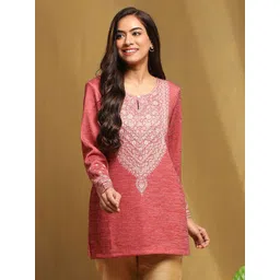 Biba Women Floral Printed Straight Kurti-picture-12