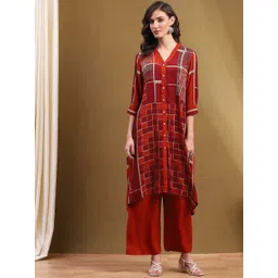 Biba Women Printed Kurta with Palazzos-image-23