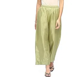 biba Women Regular Fit Mid Rise Shantoon Palazzo Pants-picture-52